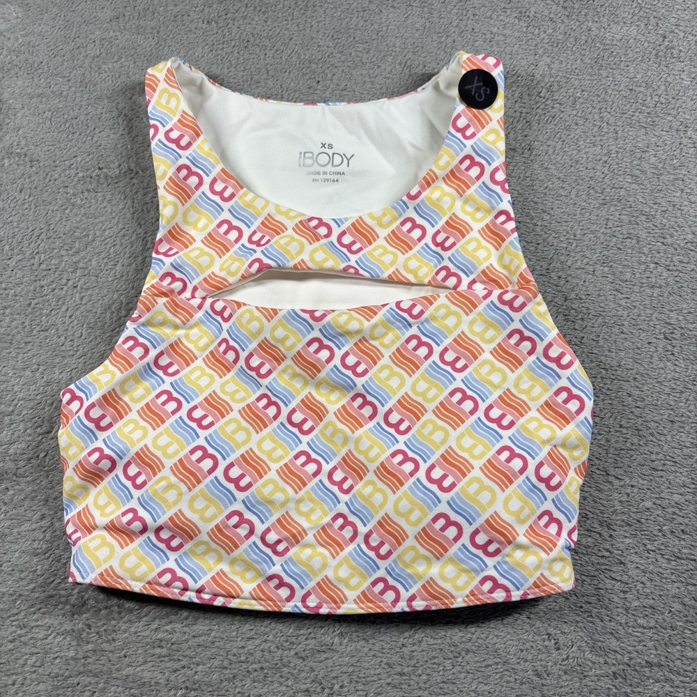NWT Cotton:On Women's Body Smoothing Cut Out Vestlette Top Multicolor Size XS